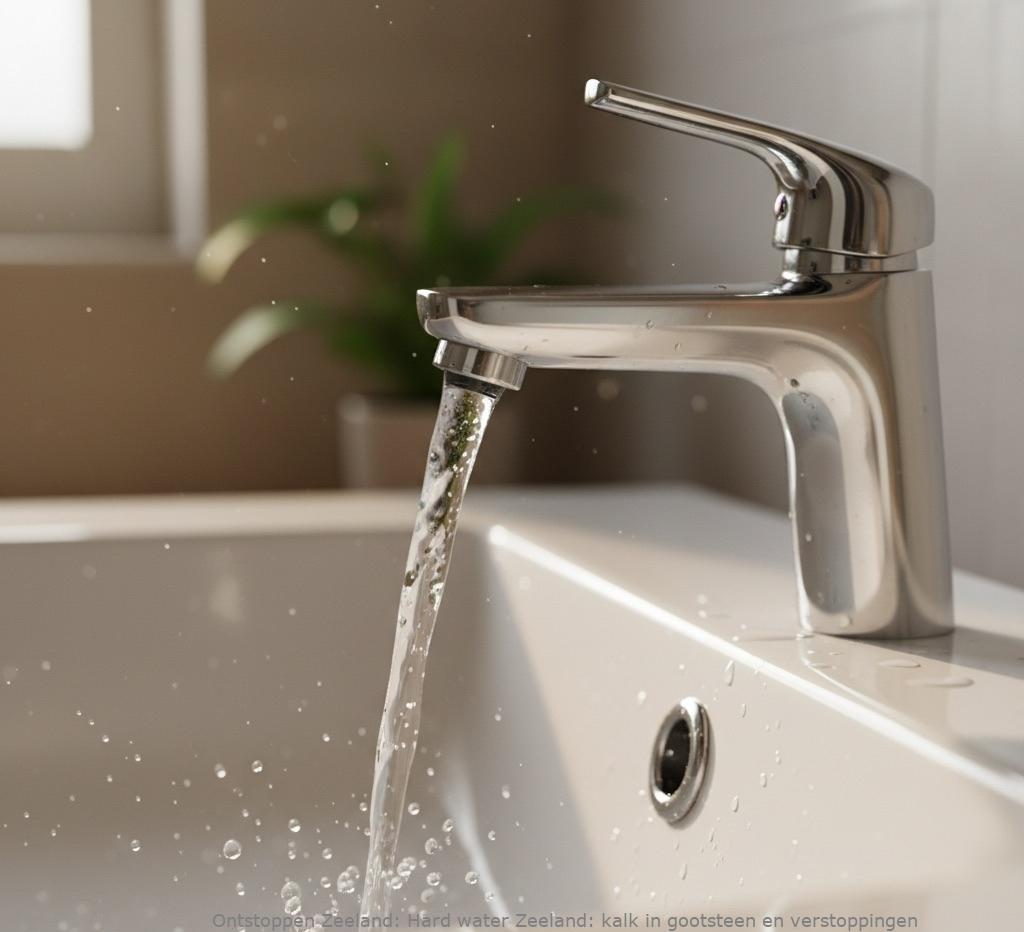 Hard water Zeeland: kalk in gootsteen en verstoppingen