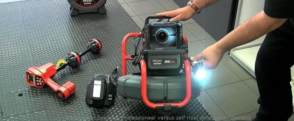 Professioneel versus zelf riool ontstoppen Zeeland