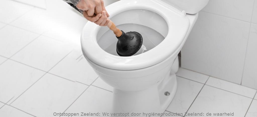 Wc verstopt door hygiëneproducten Zeeland: de waarheid
